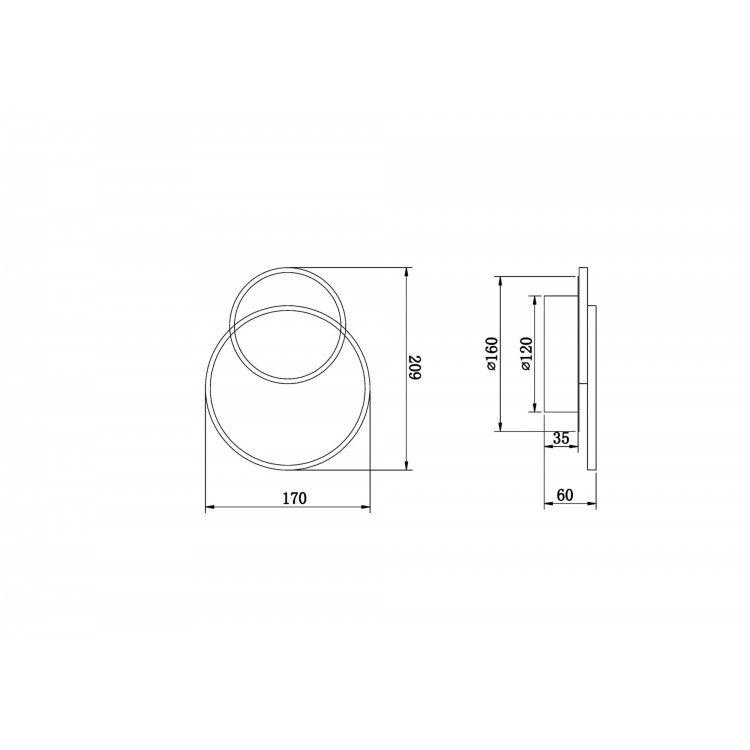 Настенный светильник (бра) Freya FR10025WL-L10W