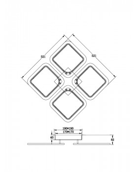 Потолочный светильник Freya FR10020CL-L70W-foto8
