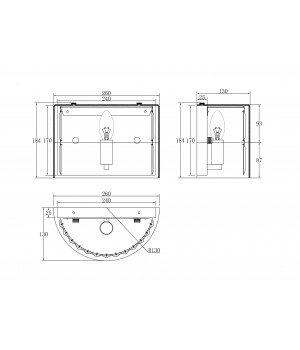 Настенный светильник (бра) Maytoni MOD313WL-01G-foto7
