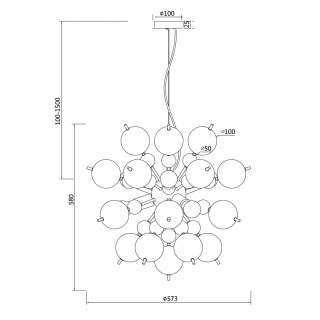 Подвесной светильник Maytoni MOD133PL-06CH-foto2