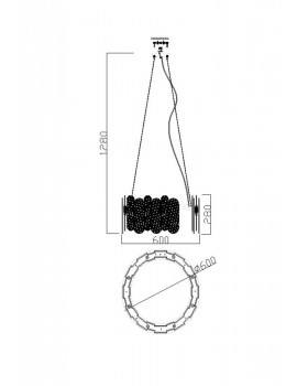 Подвесной светильник Freya FR5141PL-08BS-foto2
