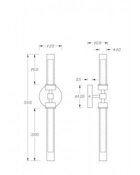 Настенный светильник (бра) Maytoni MOD116WL-L7B3K-foto3