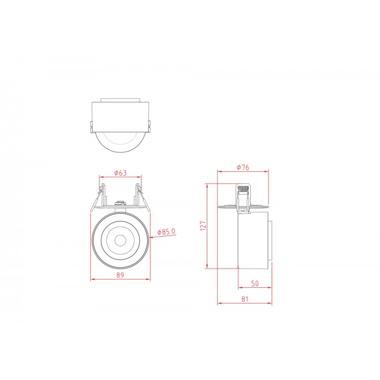 Потолочный светильник Technical C063CL-L12B3K