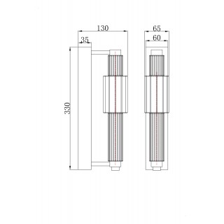 Настенный светильник (бра) Maytoni MOD308WL-L9CH3K-foto3