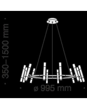 Подвесной светильник Maytoni MOD031PL-24B-foto4