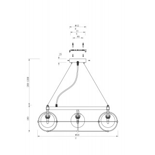 Подвесной светильник Maytoni MOD312PL-08GCH-foto6