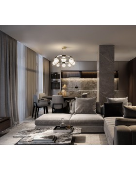 Подвесной светильник Maytoni MOD312PL-08GCH-foto2