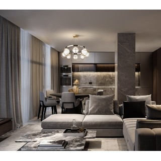 Подвесной светильник Maytoni MOD312PL-08GCH-foto2