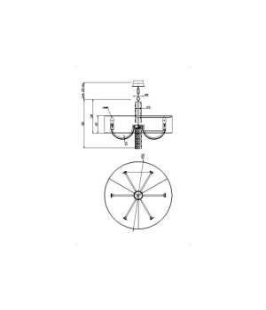 Подвесной светильник Maytoni DIA008PL-06CH-foto3