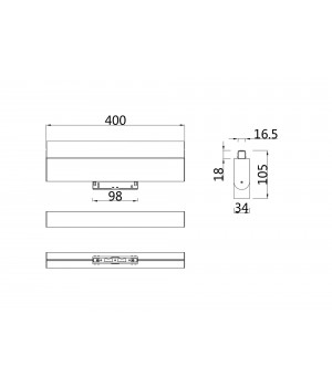Трековый светильник Technical TR013-2-20W4K-B-foto7