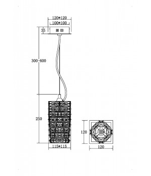 Подвесной светильник Maytoni MOD124PL-L3CH3K-foto2