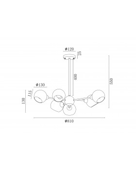 Люстра Freya FR5121PL-06G-foto2