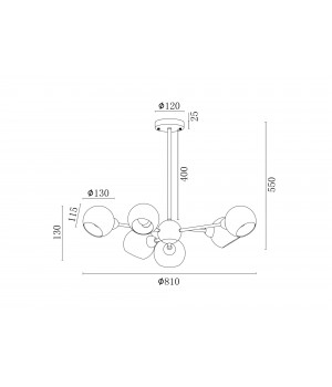 Люстра Freya FR5121PL-06G-foto2