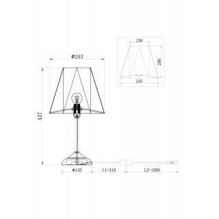 Настольный светильник Freya FR5086TL-01N-foto5