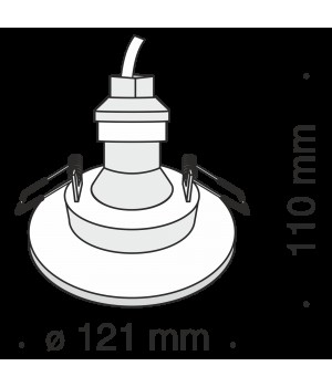 Встраиваемый светильник Technical DL004-1-01-W-foto2