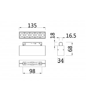 Трековый светильник Technical TR014-2-10W4K-W-foto2