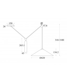 Подвесной светильник Technical P080PL-01W-foto4