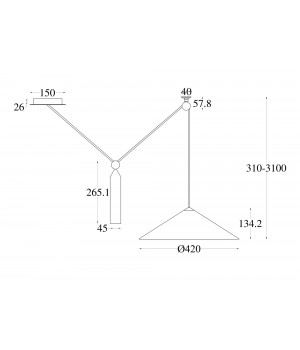 Подвесной светильник Technical P080PL-01W-foto4
