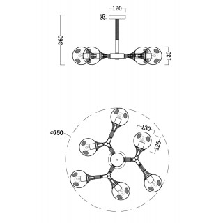 Потолочный светильник Freya FR5105CL-06W-foto6