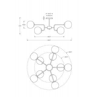 Подвесной светильник Maytoni MOD221PL-10G-foto7