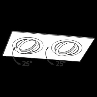 Встраиваемый светильник Technical DL024-2-02B-foto10