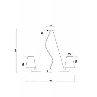 Подвесной светильник Freya FR8019PL-06W-foto2