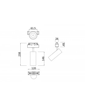 Трековый светильник Technical TR019-2-15W4K-B-foto4