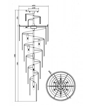 Подвесной светильник Maytoni RC006PL-12CH-foto6
