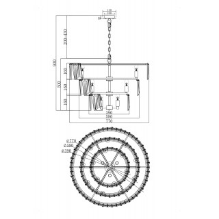 Подвесной светильник Maytoni MOD043PL-18G-foto3