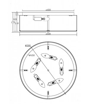 Потолочный светильник Maytoni MOD096CL-05CH-foto3