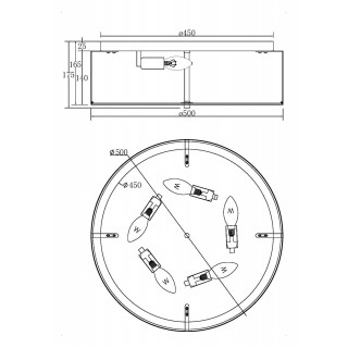 Потолочный светильник Maytoni MOD096CL-05CH-foto3