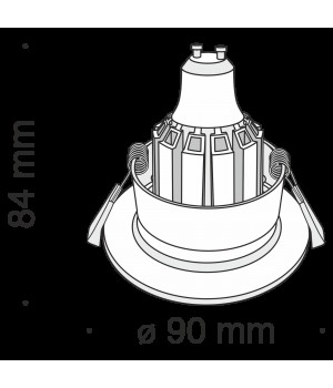Встраиваемый светильник Technical DL041-01B-foto4