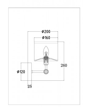 Настенный светильник (бра) Maytoni MOD088WL-01BS-foto3