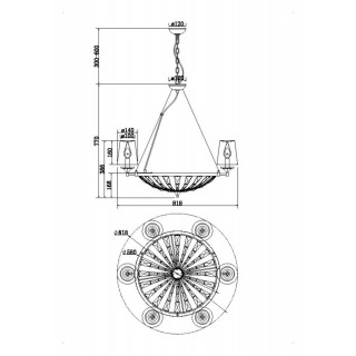 Подвесной светильник Maytoni H021PL-06CH-foto4
