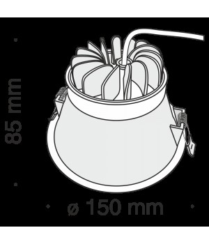 Встраиваемый светильник Technical DL039-L15W3K-foto7