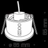 Встраиваемый светильник Technical DL032-2-01W