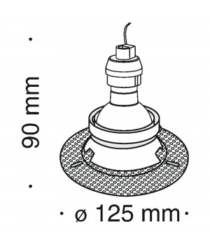 Встраиваемый светильник Technical DL042-01B-foto3