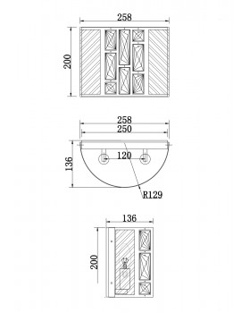 Настенный светильник (бра) Maytoni MOD028WL-02CH-foto5