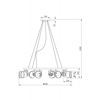Подвесной светильник Freya FR4003PL-08W-foto2