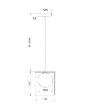 Подвесной светильник Freya FR5113PL-01G-foto2