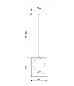 Подвесной светильник Freya FR5113PL-01G-foto2