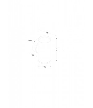 Настенный светильник (бра) Technical C068WL-01MG