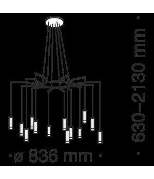 Подвесной светильник Maytoni MOD035PL-12B-foto6