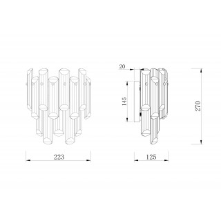 Настенный светильник (бра) Maytoni DIA200WL-02G-foto5