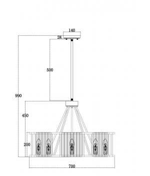 Подвесной светильник Maytoni MOD087PL-08G-foto3