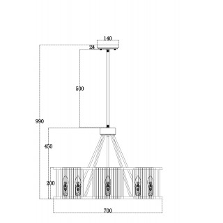 Подвесной светильник Maytoni MOD087PL-08G-foto3