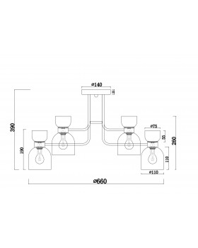 Люстра Freya FR5094PL-08G-foto7