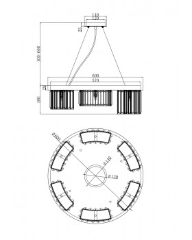 Подвесной светильник Maytoni MOD083PL-06CH-foto5