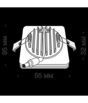 Встраиваемый светильник Technical DL303-L12W4K-foto2