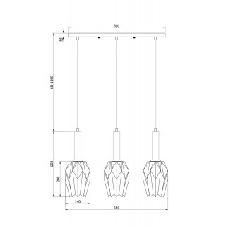 Подвесной светильник Freya FR9001PL-03B-foto3